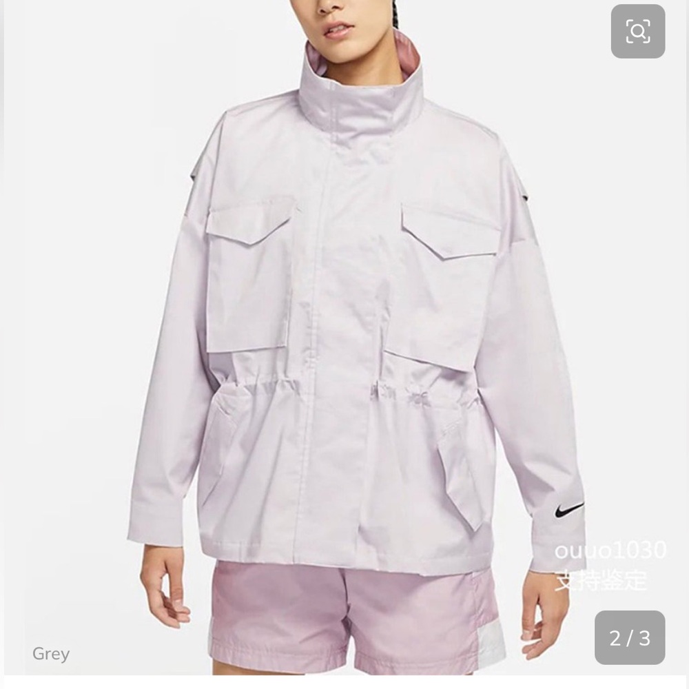 Nike Sportswear‎ Collection Essentials Women's M65 Jacket Lilac Grey